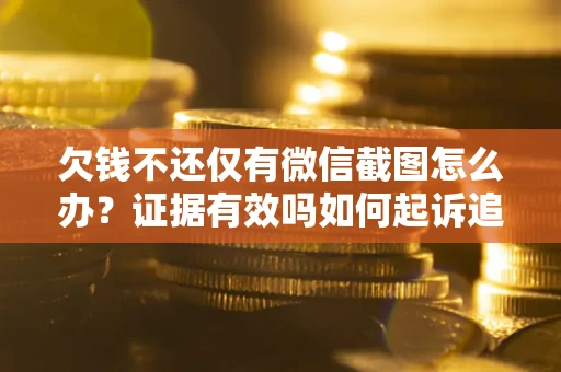 济南欠钱不还仅有微信截图怎么办？证据有效吗如何起诉追回欠款？