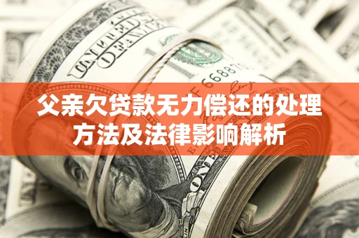 济南父亲欠贷款无力偿还的处理方法及法律影响解析