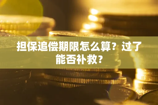 济南担保追偿期限怎么算？过了能否补救？